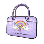 Retro/Vintage Bag | Purple & Black