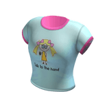 Retro/Vintage tee | Blue & Pink