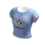 Retro/Vintage tee | Blue & White