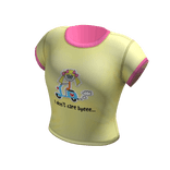 Retro/Vintage tee | Yellow & Pink