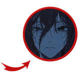 Reze meme red circle arrow meme