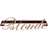 Rhinestone "Blonde" McBling Belt (Red & Gold)