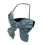 Rhinestone Bow Top | Blue