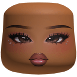 Rhinestone Sparkly Glam Makeup (Cheeks)