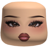 Rhinestone Sparkly Glam Makeup (Cheeks)