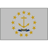 Rhode Island State Flag Pin