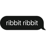 ribbit ribbit bunny text bubble