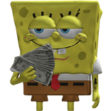 Rich Sponge Bob Freakbob Shoulder Pal Money