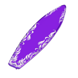 Rideable Purple Flame Surfboard