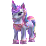 Riding a Glow Unicorn