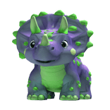 Riding A Triceratops Purple