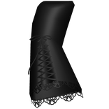 (Right) 3.0 R6 Lace Sleeves Black