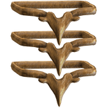 Right Arm Gold Bone Bangle