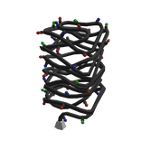 Right Arm Tangled Christmas Lights (Combinable)