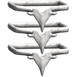 Right Arm White Bone Bangle