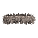 Right Beige Fur Cuff [R6]