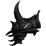 Right Black Demon Shoulder Pauldron