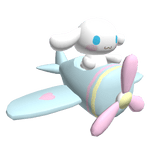 [ Right ] Cinnamoroll on a airplane