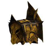 Right Gold Dark Demon Pauldron