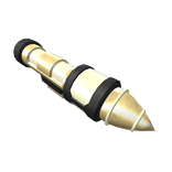 Right Gold Plated Shoulder Rocket Cannon