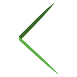 Right Green Leaf Spike