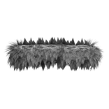 Right Grey Fur Cuff [R6]