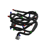 Right Half Arm Tangled Christmas Lights (Combinab)