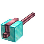 Right Holdable Diamond Block Staff [Hand]