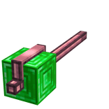 Right Holdable Emerald Block Staff