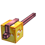 Right Holdable Lucky Block Staff ( V1 ) [Hand]