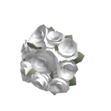 (Right) Holdable White Flower Bouquet