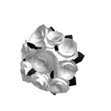 (Right) Holdable White Sinister Flower Bouquet