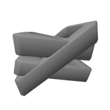 Right Injured Bandaged Arm Prop