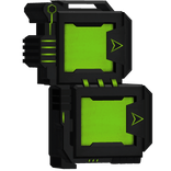 Right PC TITAN Cyber Shoulders (Green)