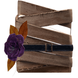 RIGHT Shoulder Bandage - Brown Rose Wrap