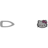 ♡ right side hello kitty hair clip
