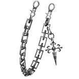 (Right) Silver Chrome Waist Chain