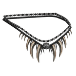 Black Right Tiger Tooth Shoulder Rope