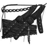 right vkei esoteric shoulder wrapped dune cloth
