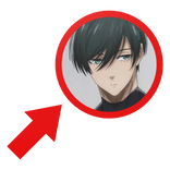 Rin Itoshi Red Circle