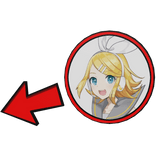 Rin Kagamine Pointing Meme Circle Vocaloid PJSK