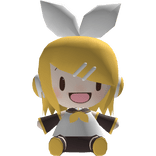Rin Kagamine Waist Plushie Cute Plush Vocaloid