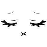 ˖. ♡ rina black sleepy eyes