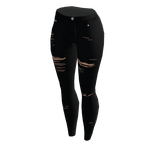 Ripped Black Jeans