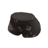 Ripped Denim Shorts Brown