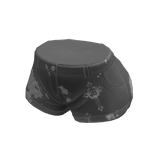 Ripped Denim Shorts Grey