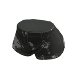 Ripped Denim Shorts Olive Green