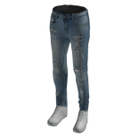 Ripped Jeans w/ Shoes