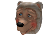 Robot Surfing Polar Bear Head 