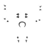 Rockstar Punk Silver Extreme Piercing Set